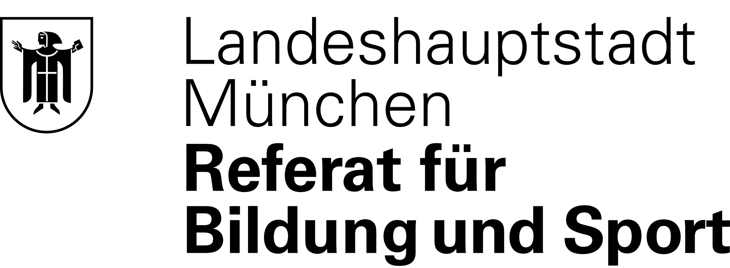 Logo: Landeshauptstadt M&uuml;nchen, Referat f&uuml;r Bildung und Sport